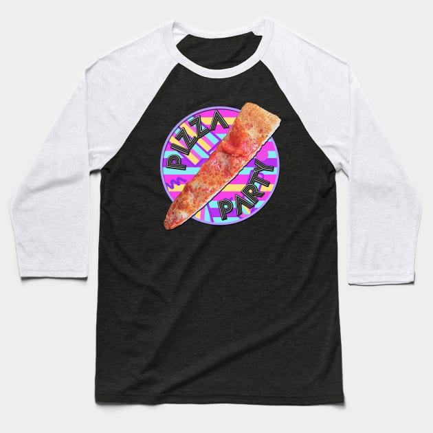 Pizza Party Meme, Tiny Slice d Baseball T-Shirt by karutees